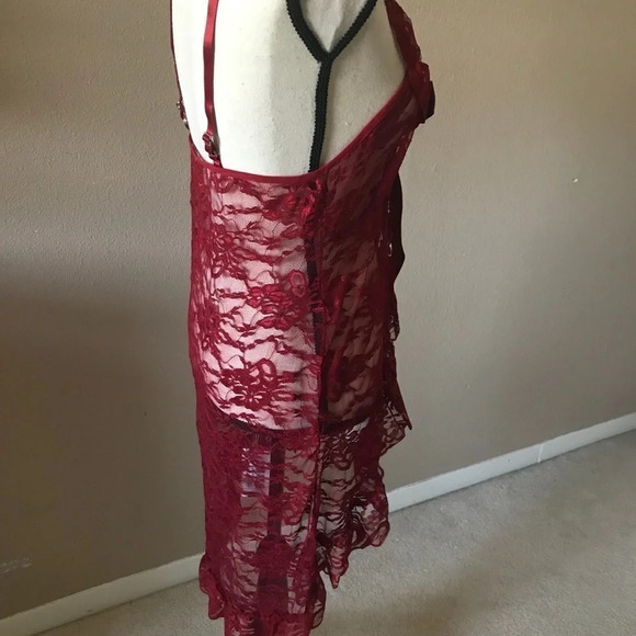 🌹 gorgeous red wine chemise🌹 - Picture 6 of 6
